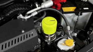 Subaru BRZ Oil Filter Cover - Perrin Performance - Neon Yellow - `13-`25